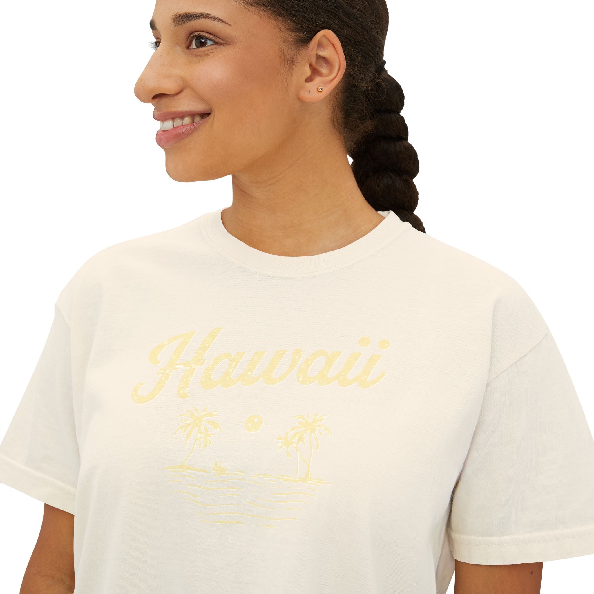 Hawaii Women's Boxy Tee — Salty Shenanigans