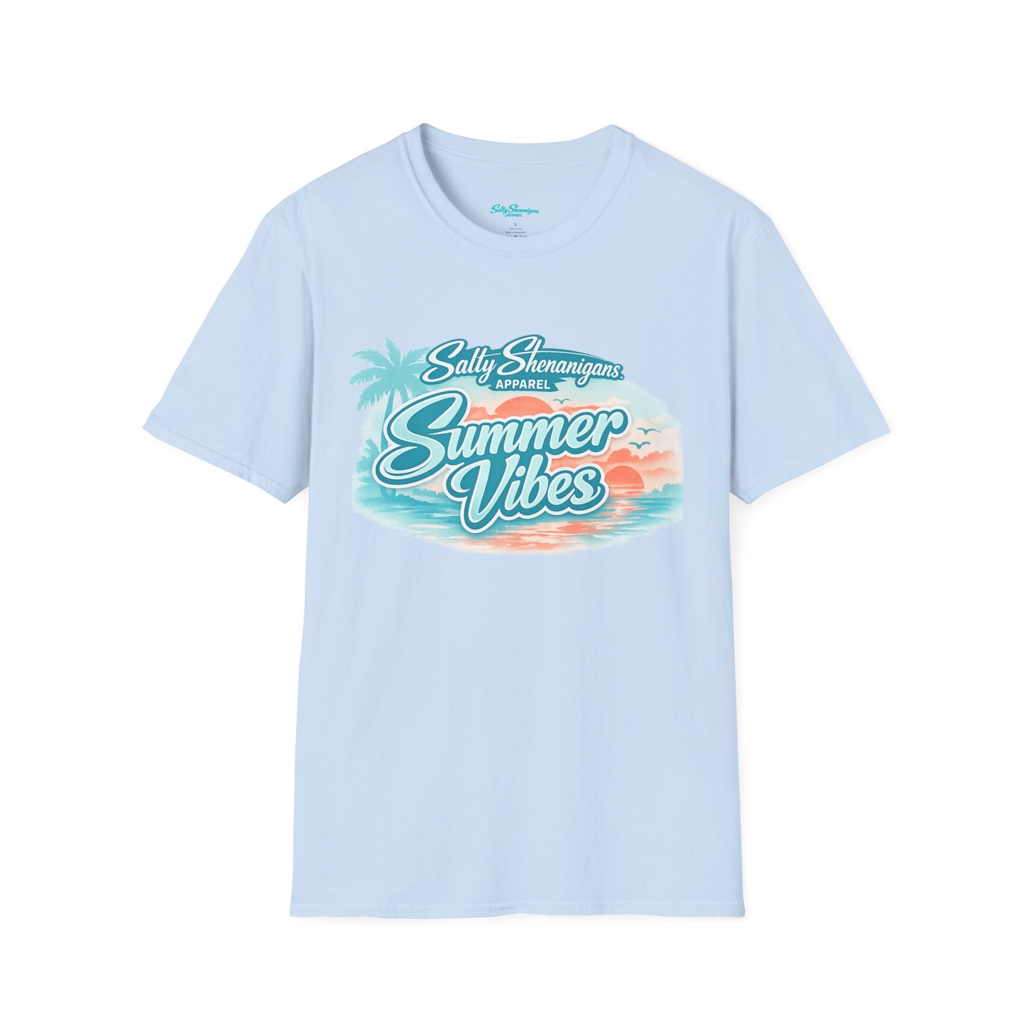 Summer Vibes T-shirt Salty Shenanigans Apparel Printify