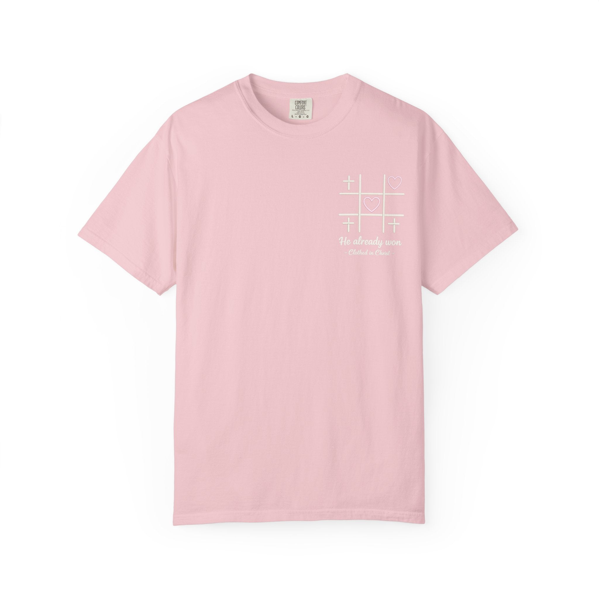 Minimal Heart Tic-Tac-Toe T-Shirt Printify