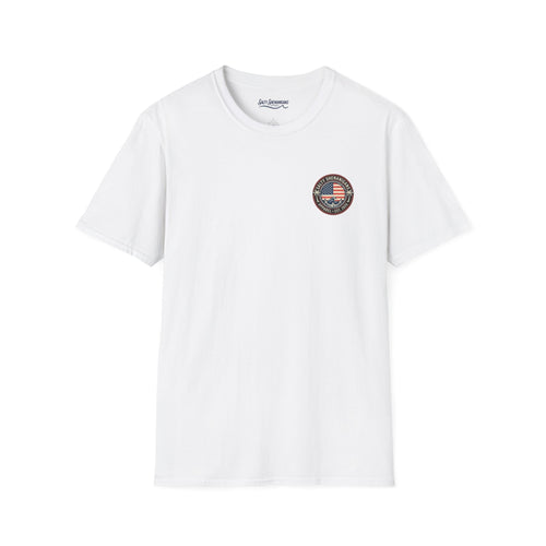 American Made Coastal Raised Patriotic T-Shirt Printify