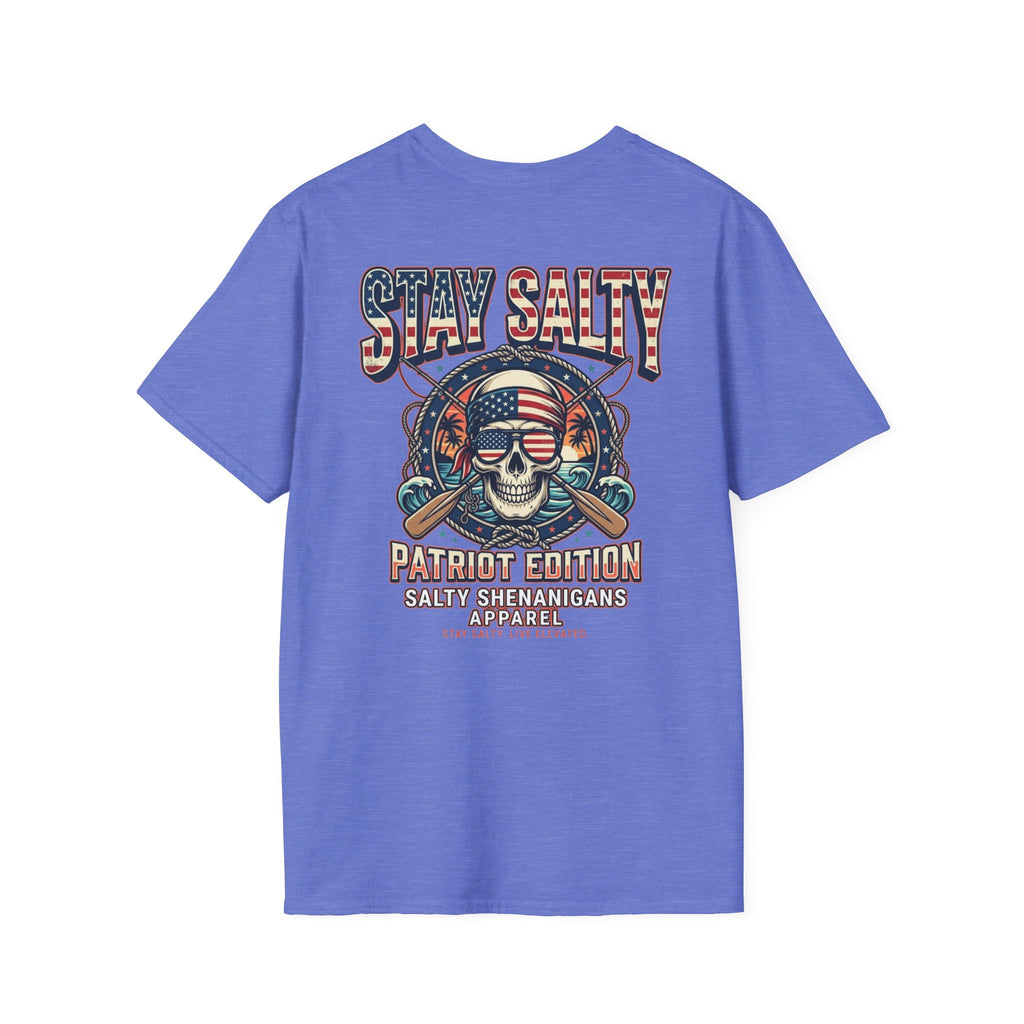 Stay Salty Patriot Edition Patriotic Beach Tee Printify