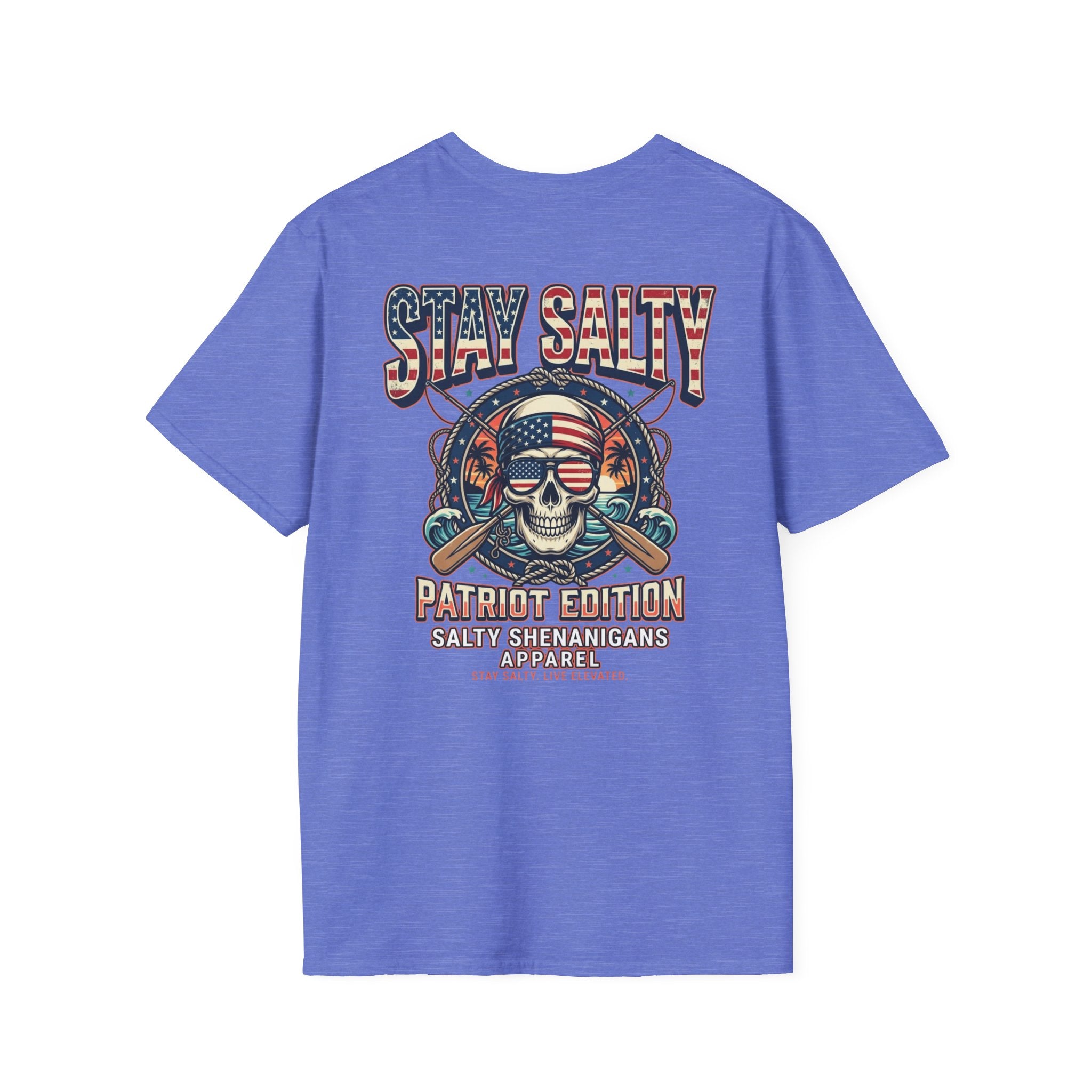 Stay Salty Patriot Edition Patriotic Beach Tee Printify
