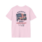 Salty Shenanigans Apparel America 250 Palm Color T-Shirt Printify