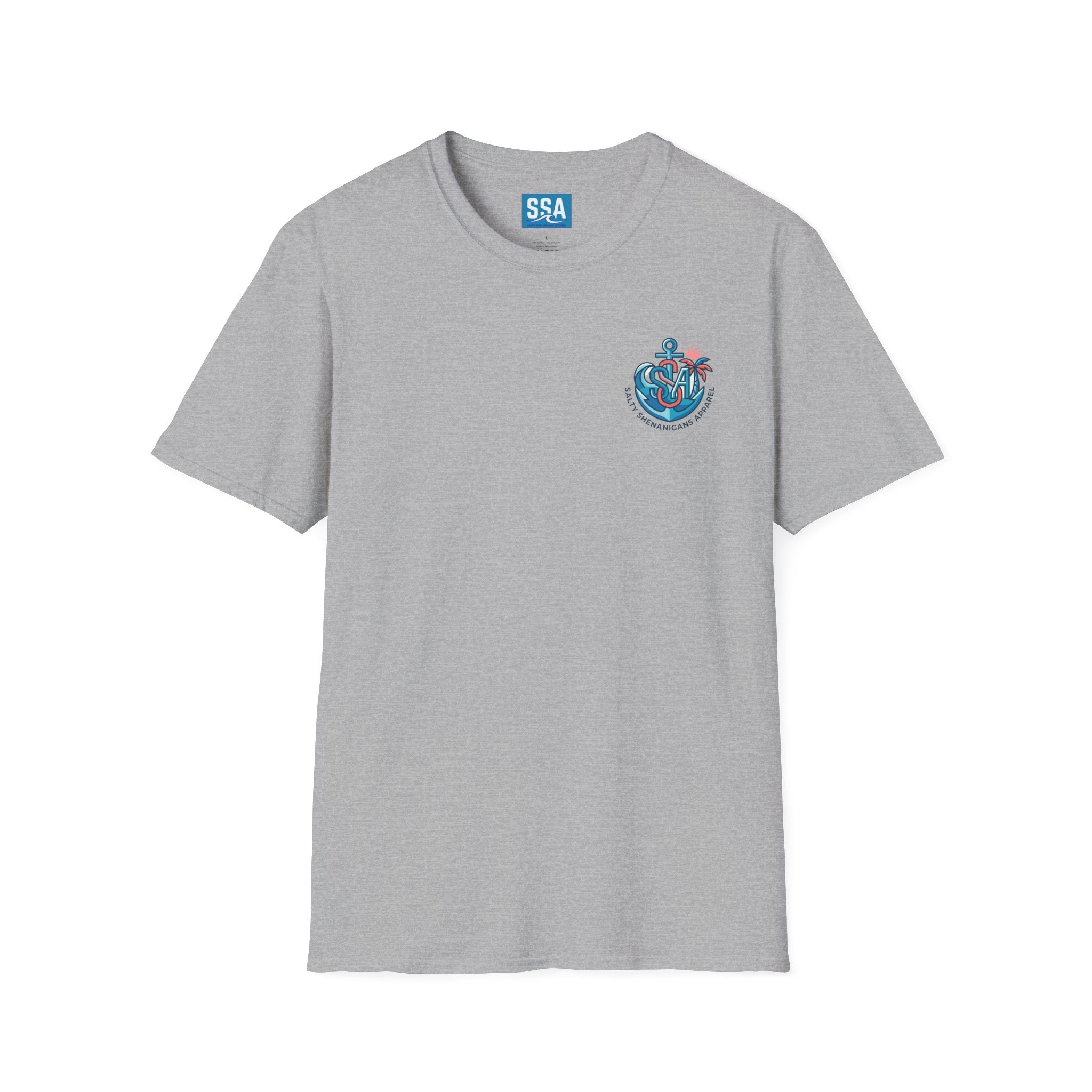 Palm Anchor SSA Salty Shenanigans Beach Tee Printify