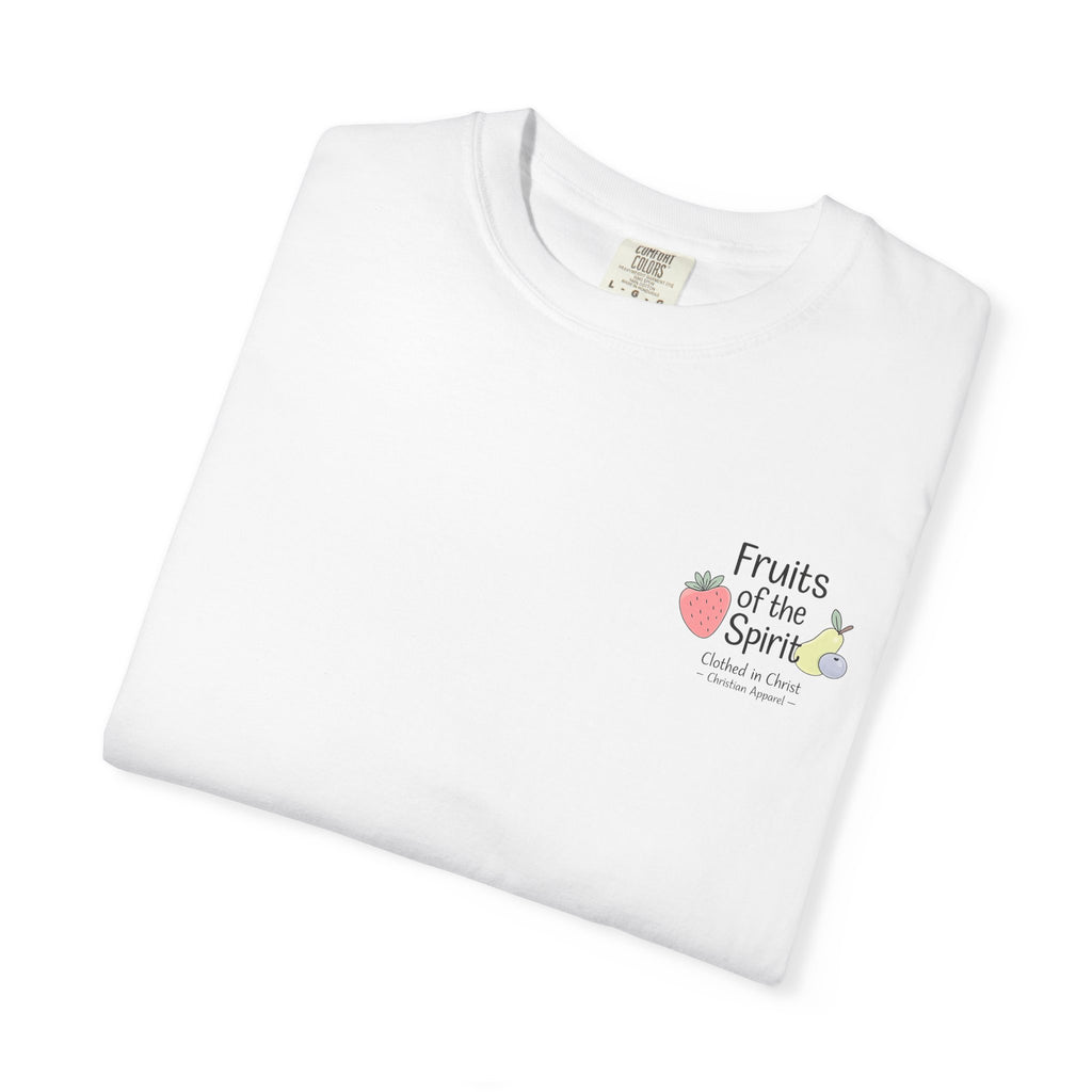 Fruits of the Spirit T‑Shirt — Colorful Fruit Faith Graphic Tee Printify