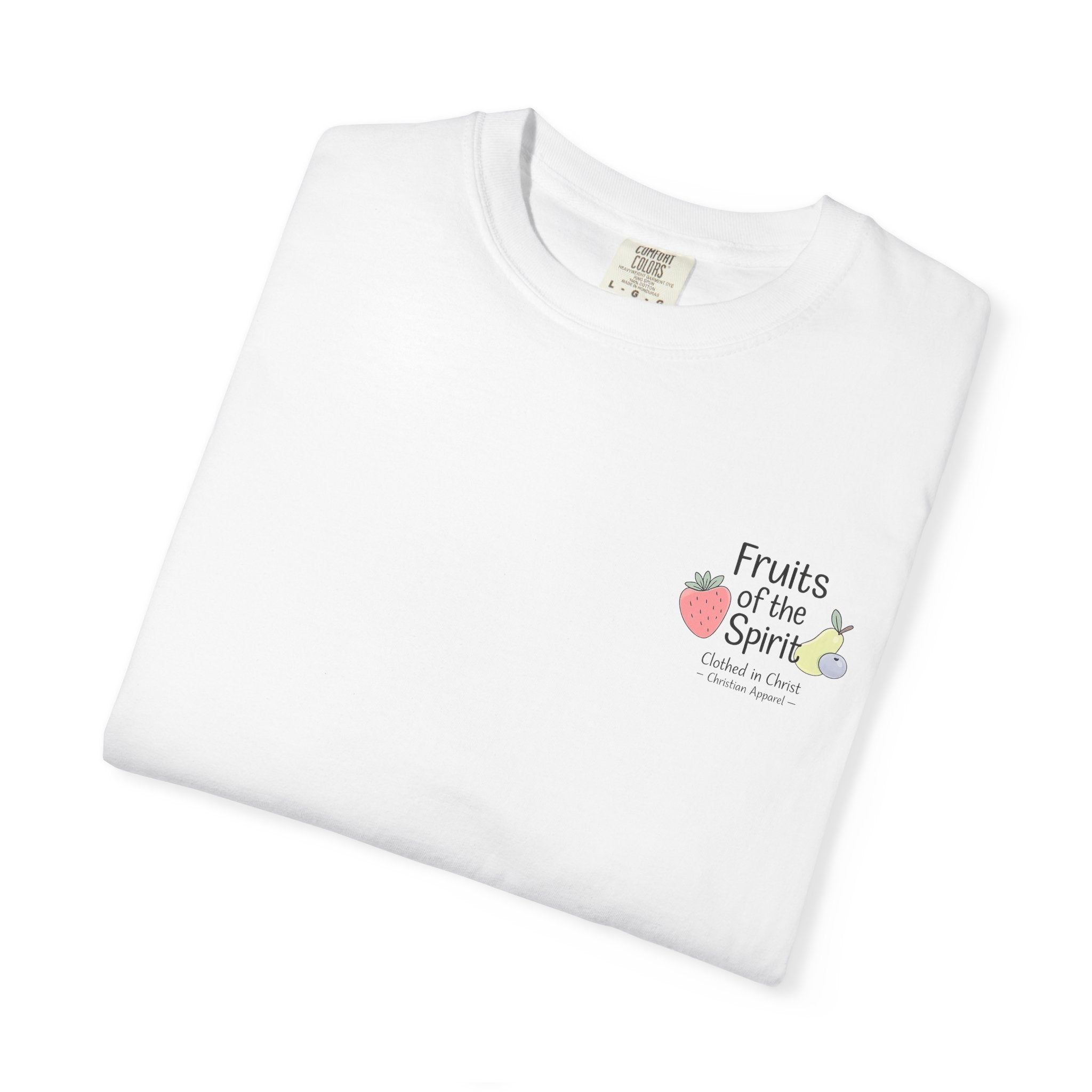 Fruits of the Spirit T‑Shirt — Colorful Fruit Faith Graphic Tee Printify