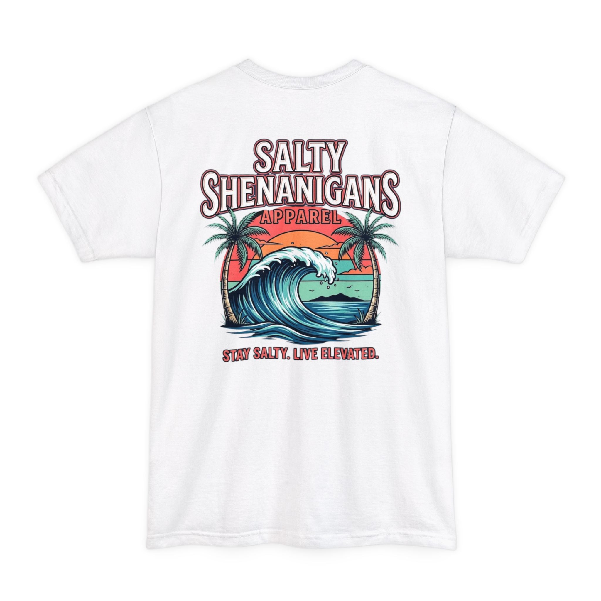 Salty Shenanigans Wave Crest T-Shirt Printify