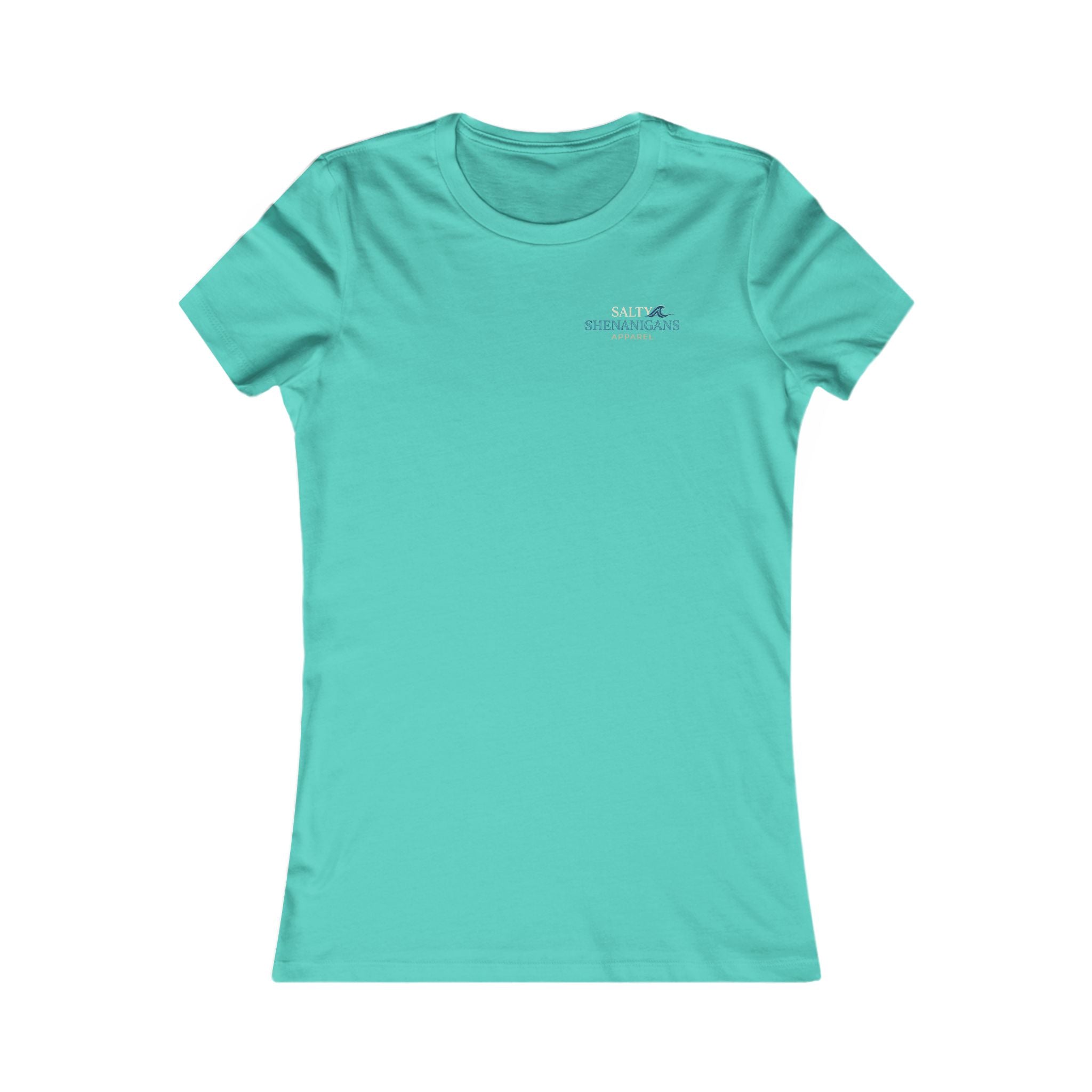Women's Never Late to Happy Hour  Bella+Canvas Coastal Vacation Tee Printify