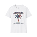 America's Saltiest Patriotic Palm Tree T-Shirt Printify