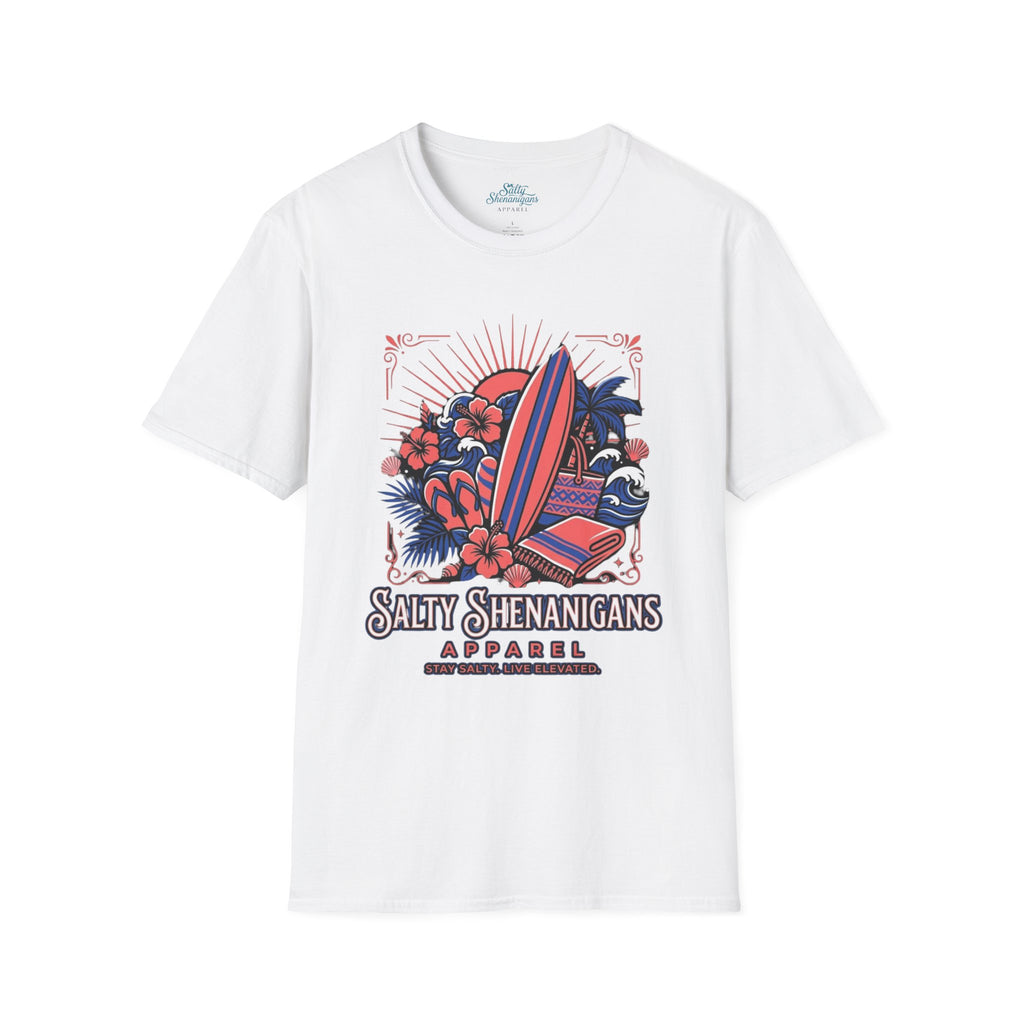 Salty Shenanigans Coastal Escape T-Shirt Printify