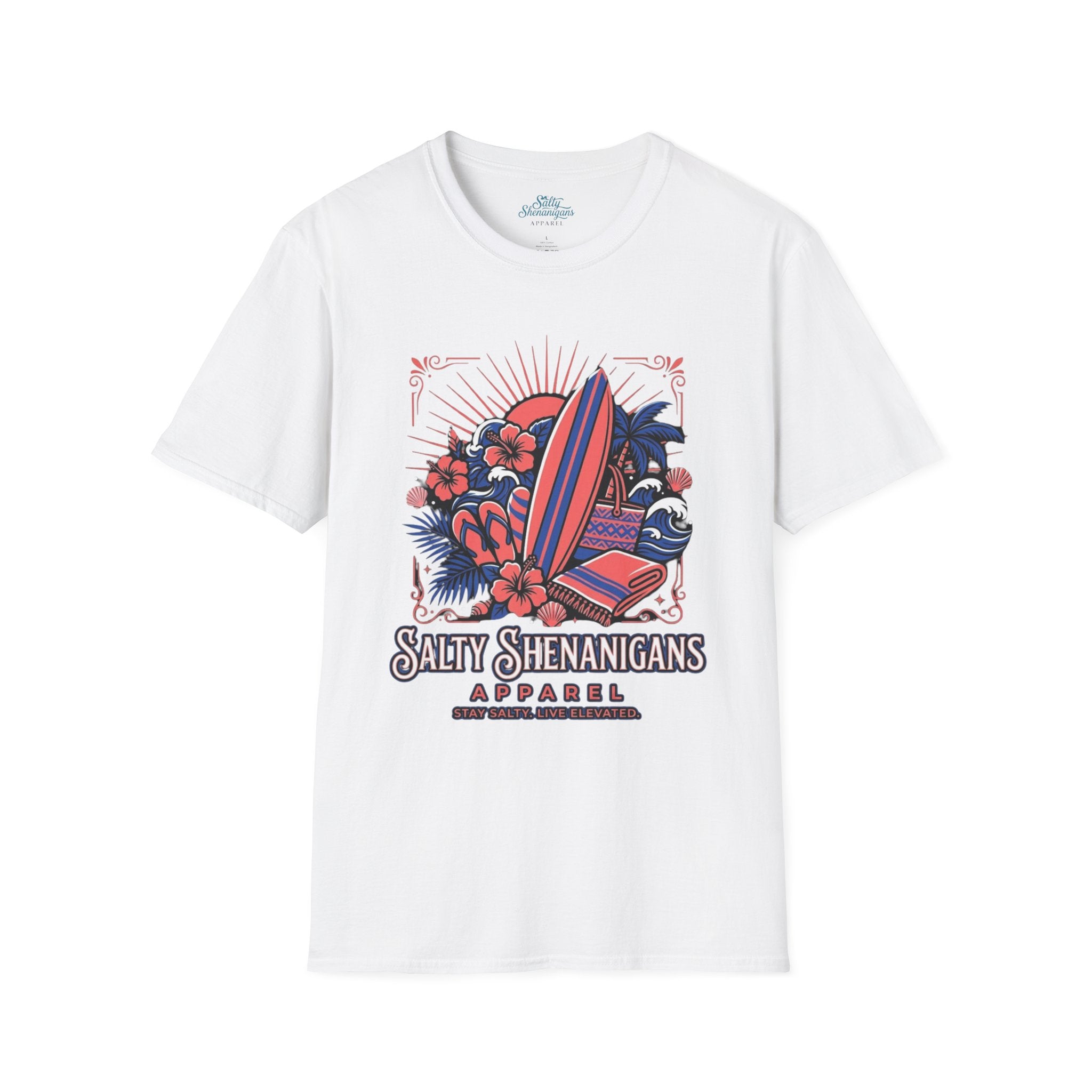 Salty Shenanigans Coastal Escape T-Shirt Printify