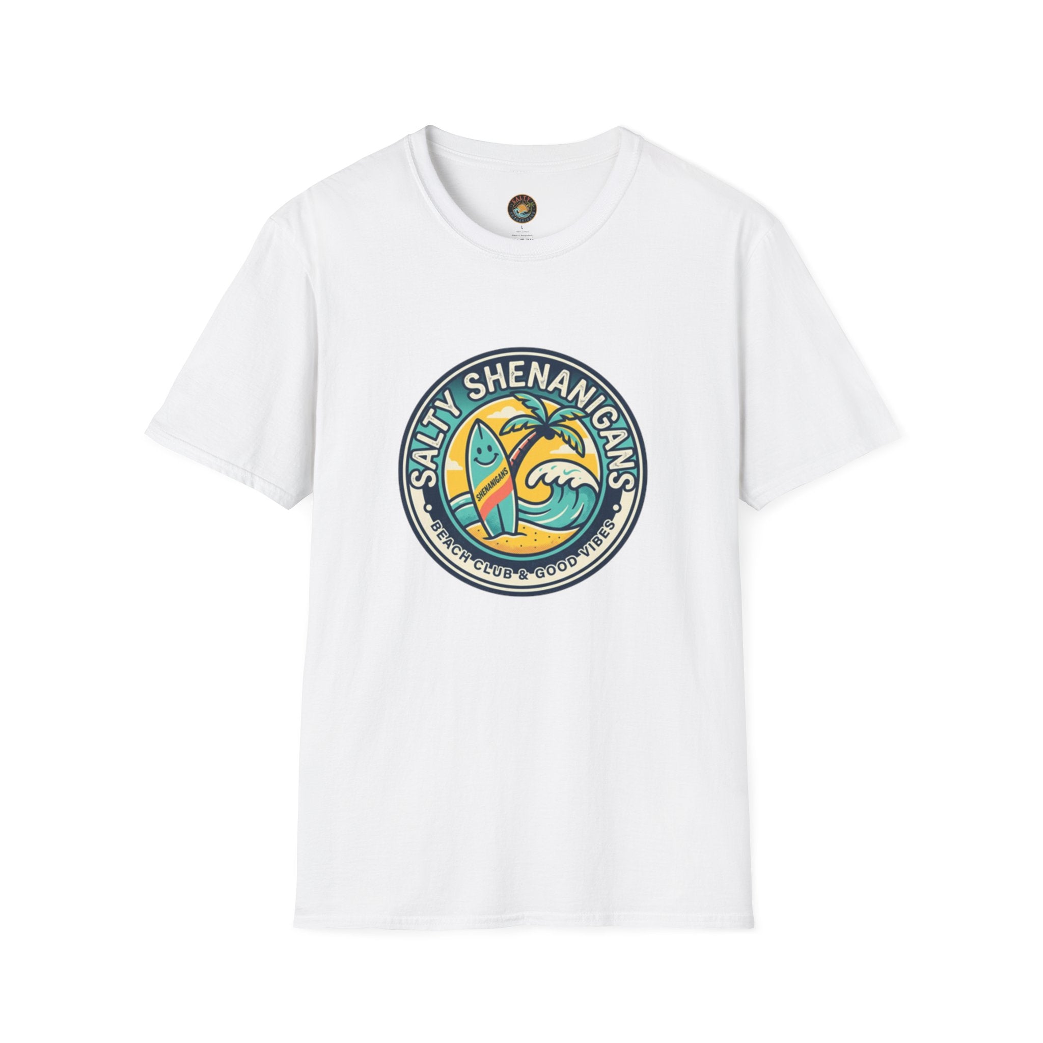 Salty Shenanigans Beach Club 'Good Vibes' T-Shirt