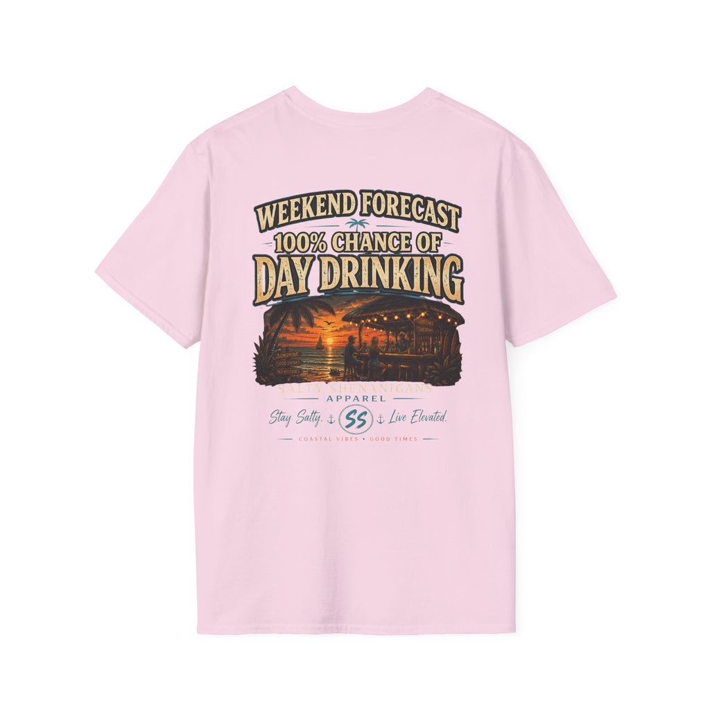 Weekend Forecast: 100% Chance of Day Drinking Tee Printify