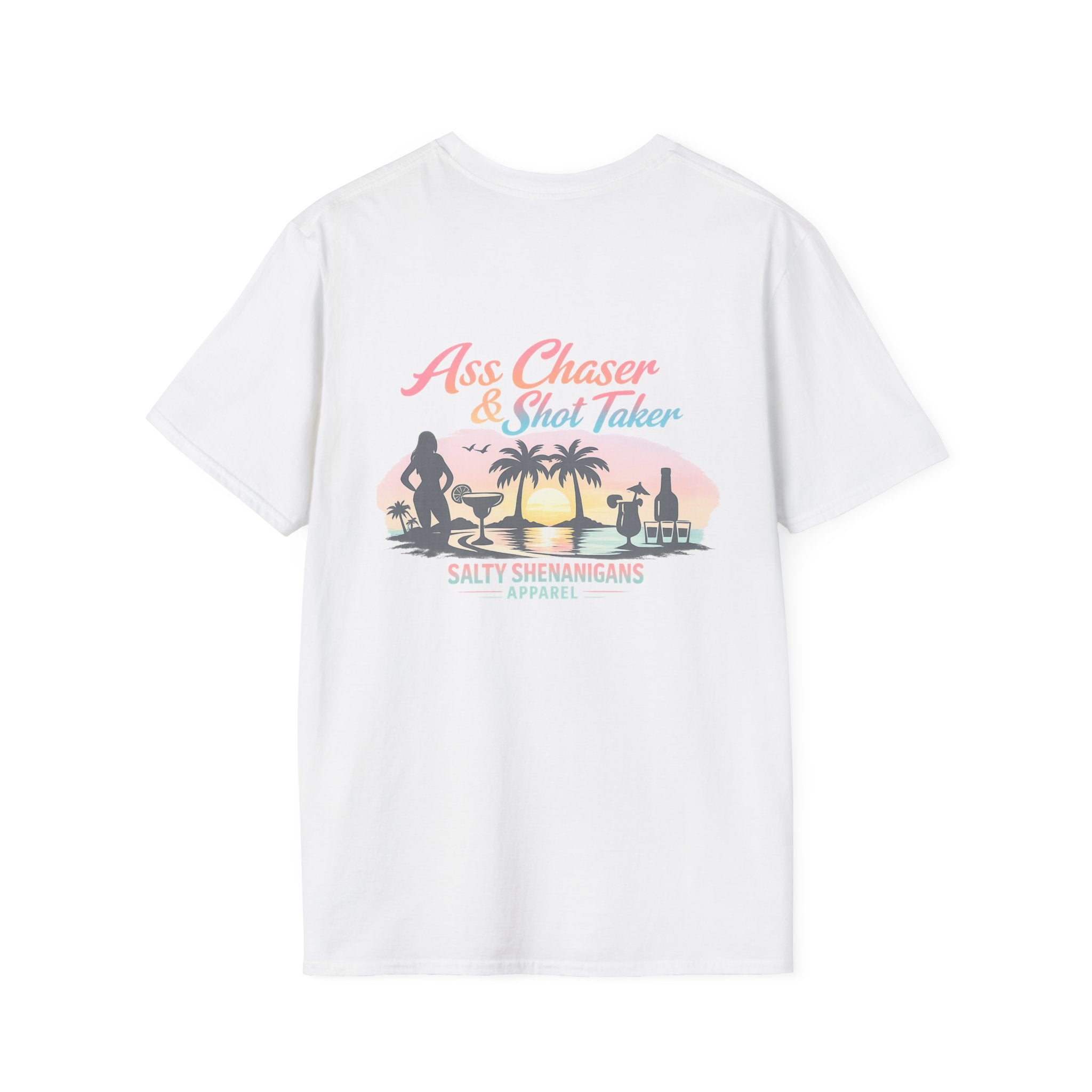 Funny - Ass Chaser & Shot Taker T-Shirt Printify