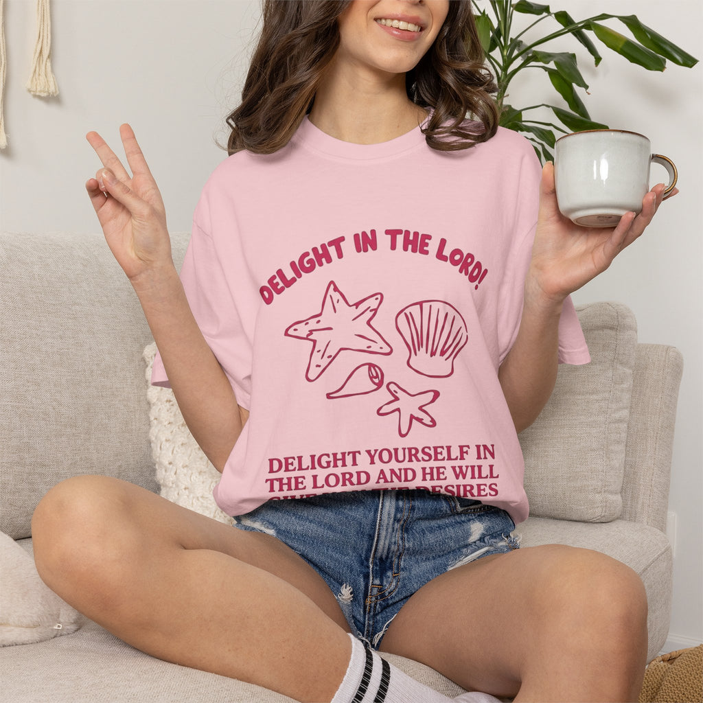 Clothed In Christ T‑Shirt —Delight In The Lord Tee Printify