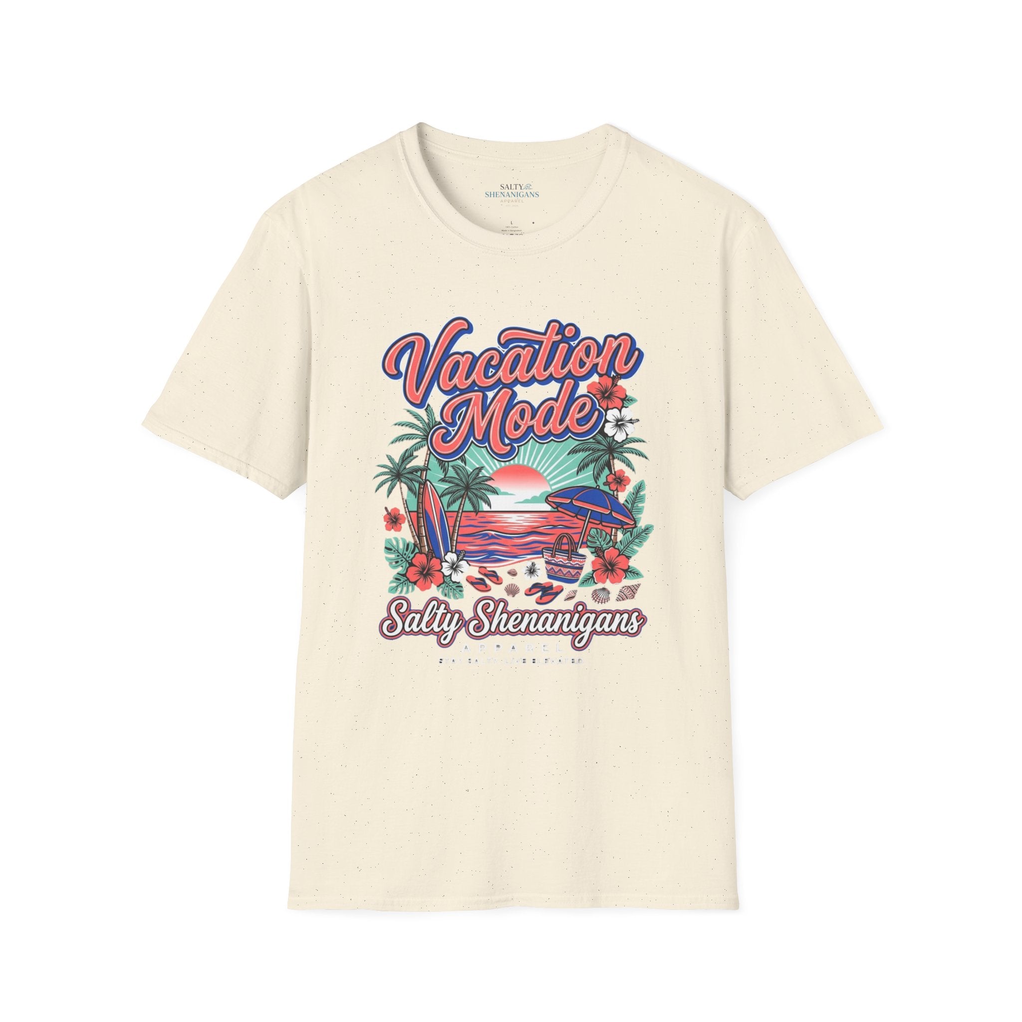 Vacation Mode Beach Resort T-Shirt Printify
