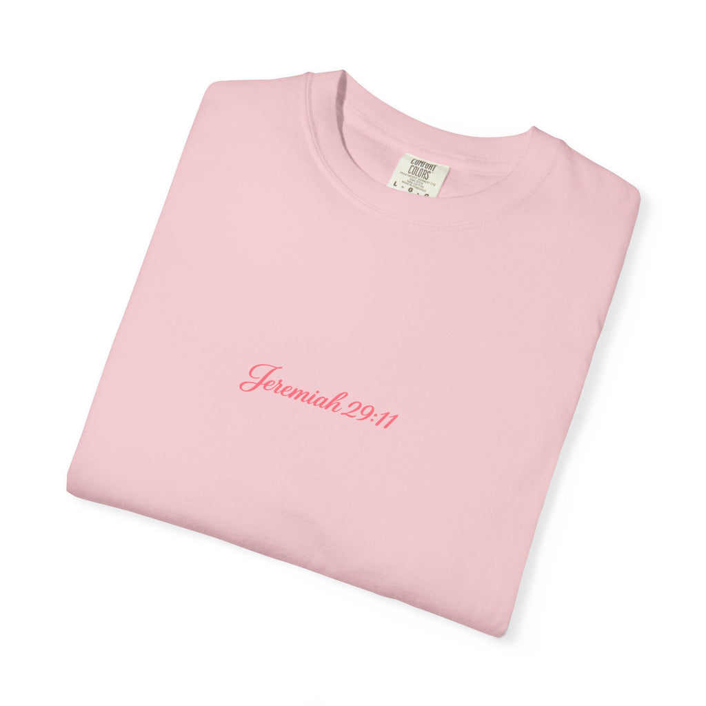 Scripted Scripture T‑Shirt — “For I know the plans I have for you” Inspirational Tee Printify