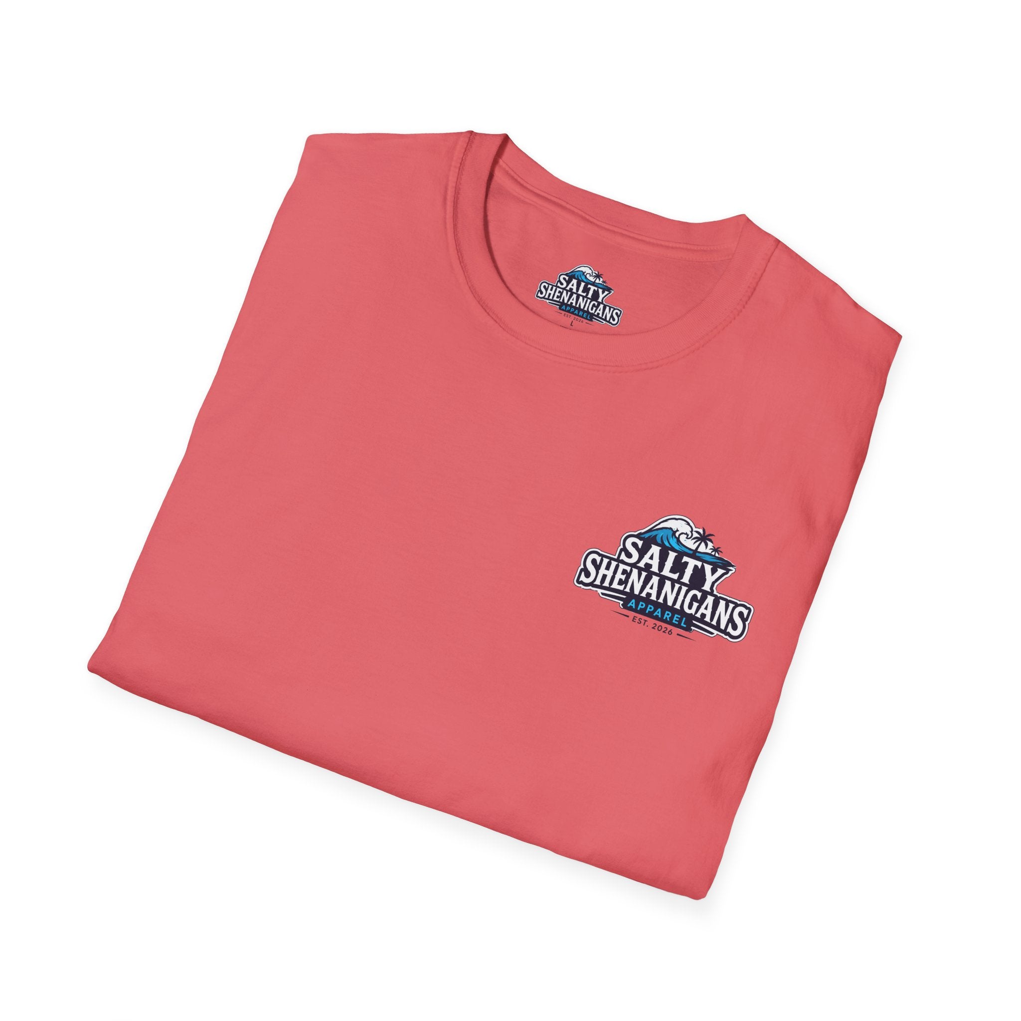 I Drink Well With Others Beach Bar T-Shirt | Tropical Happy Hour Shirt Printify