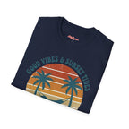 Good Vibes & Sunset Tides Salty Shenanigans Apparel Printify