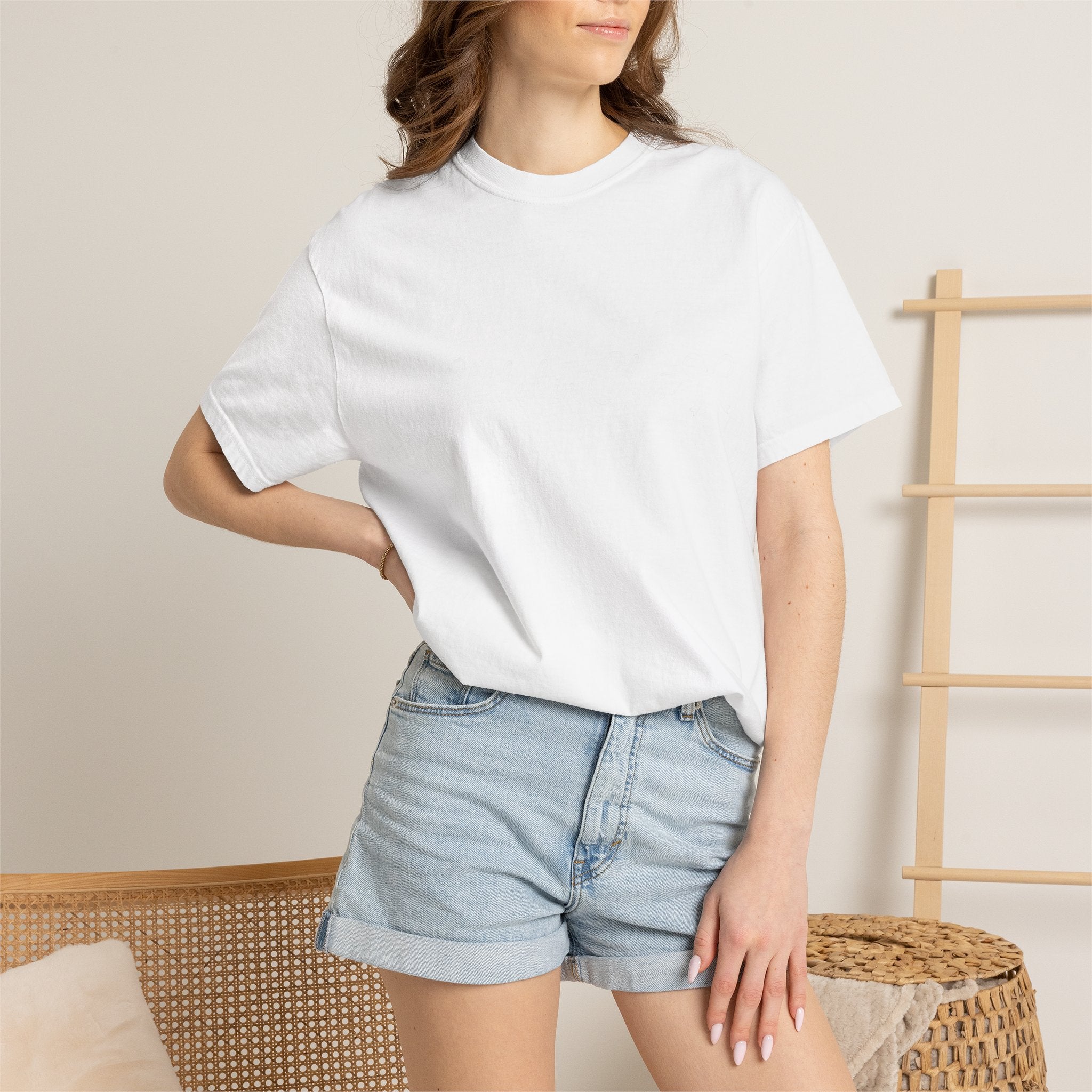 Clothed in Christ T-Shirt- White Graphic Printify