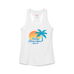 Women's Salty Shenanigans Palm Sun Racerback Tank Printify