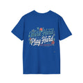 Work Hard Play Hard Coastal Lifestyle T-Shirt Printify