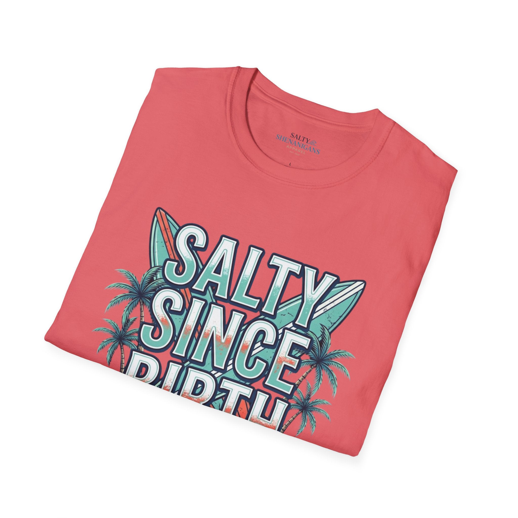 Salty Since Birth Shirt | Coastal Beach Tee Printify