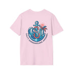 Salty Shenanigans Anchor Monogram Tee | Coastal Lifestyle T-Shirt | Gildan 64000 Softstyle Printify