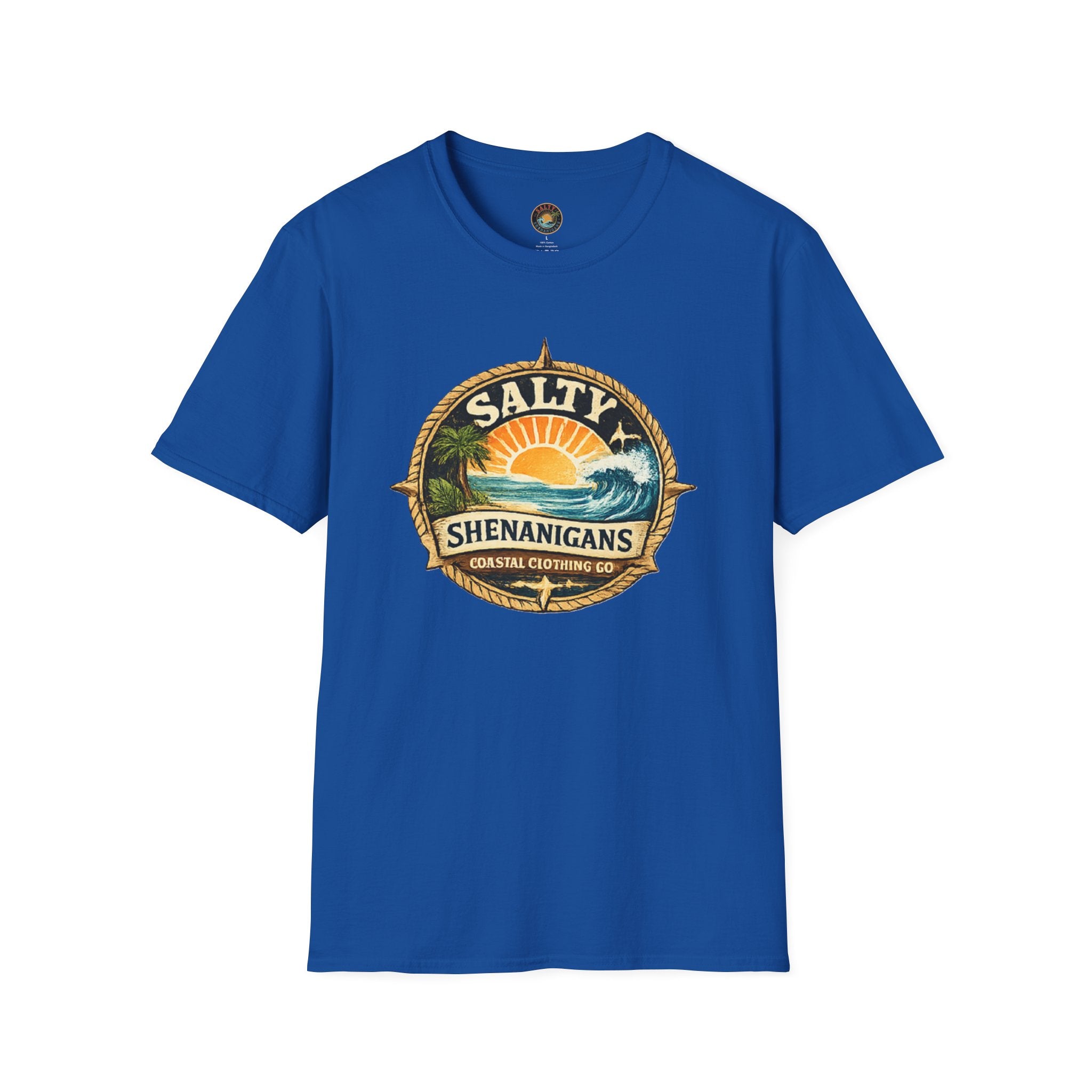 Salty Shenanigans T-Shirt — Coastal Tiki Beach Vibes