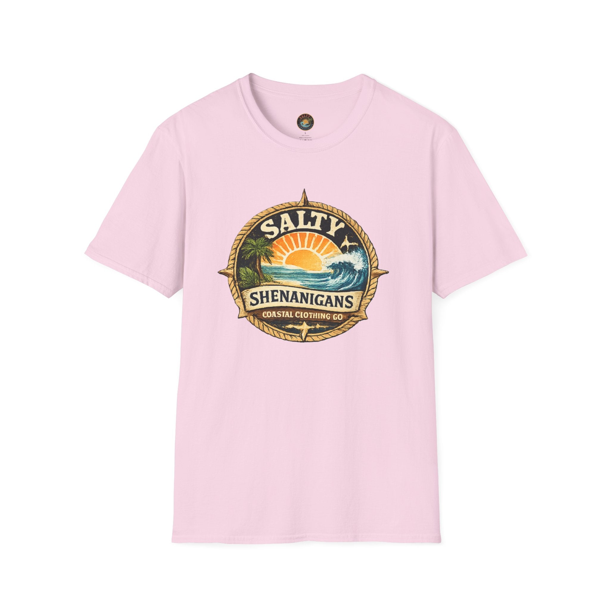 Salty Shenanigans T-Shirt — Coastal Tiki Beach Vibes