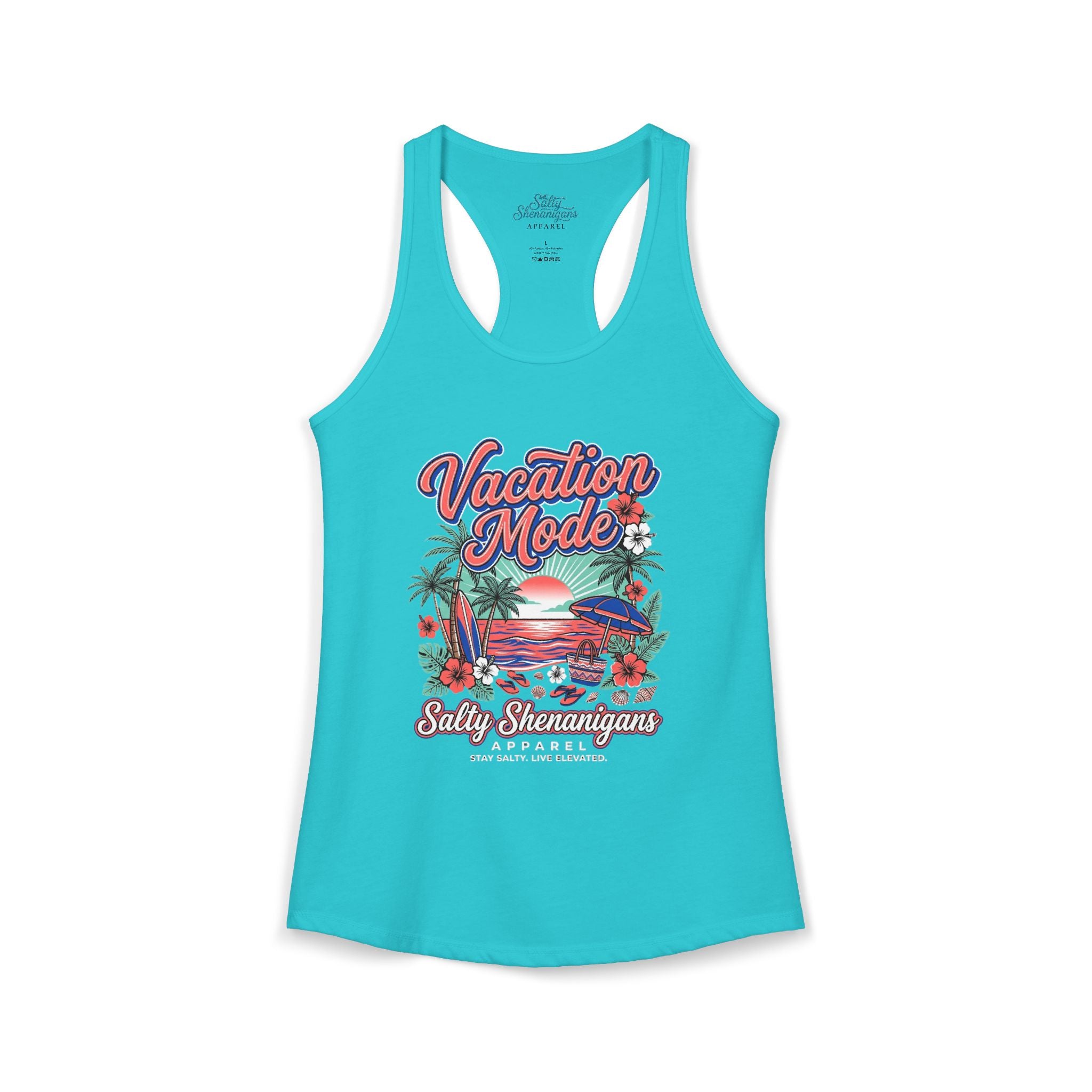 Vacation Mode Women's Beach Tank Top Printify