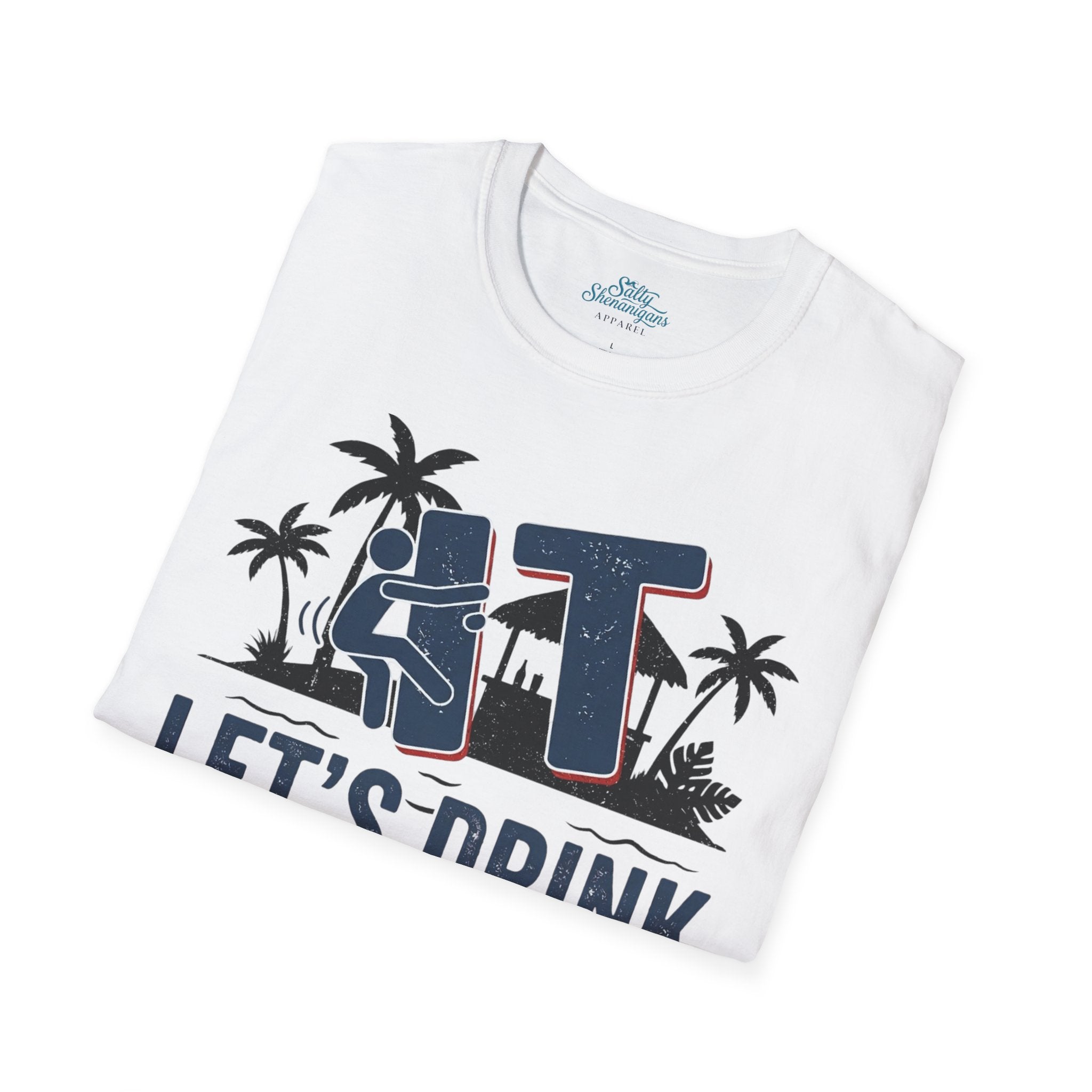 Let's Drink Coastal Graphic Tee Printify