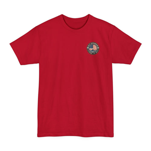America 250th Anniversary 1776–2026 – Patriotic Coastal Tall Tee | Hanes Beefy-T Tall Printify