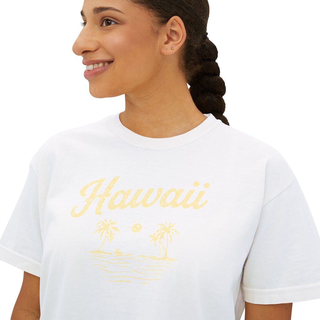Hawaii Women's Boxy Tee — Salty Shenanigans