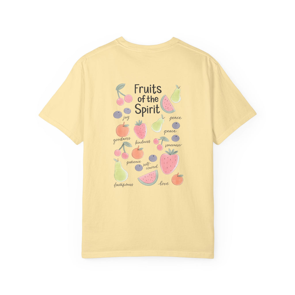 Fruits of the Spirit T‑Shirt — Colorful Fruit Faith Graphic Tee Printify