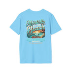 Mentally At The Beach Beach Bar T-Shirt | Premium Coastal Apparel Printify