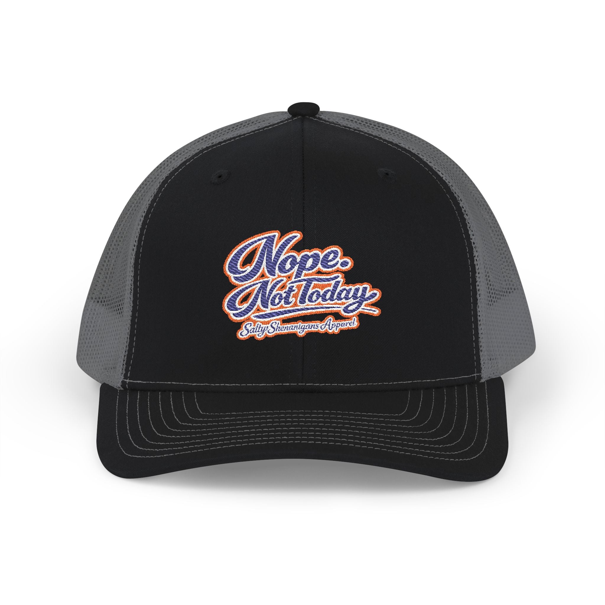 Nope. Not Today. Snapback Trucker Hat | Premium Coastal Mesh Cap Printify