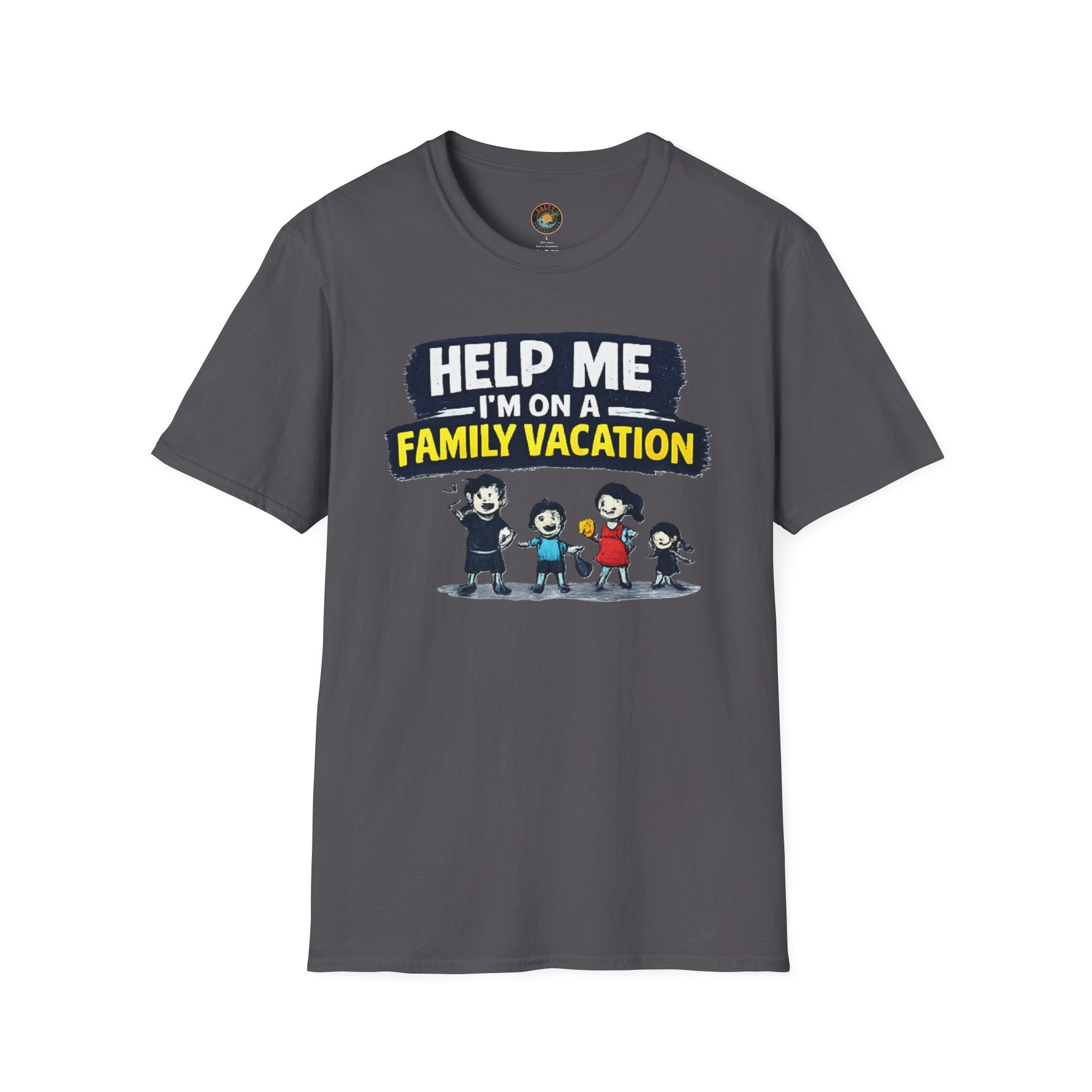 Help Me!! Family Vacation T-Shirt | Salty Shenanigans Funny Vacation Tee