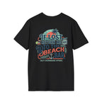 If Lost Return Me To The Beach Bar T-Shirt | Funny Coastal Vacation Graphic Tee | Gildan 64000 | Salty Shenanigans Apparel Printify