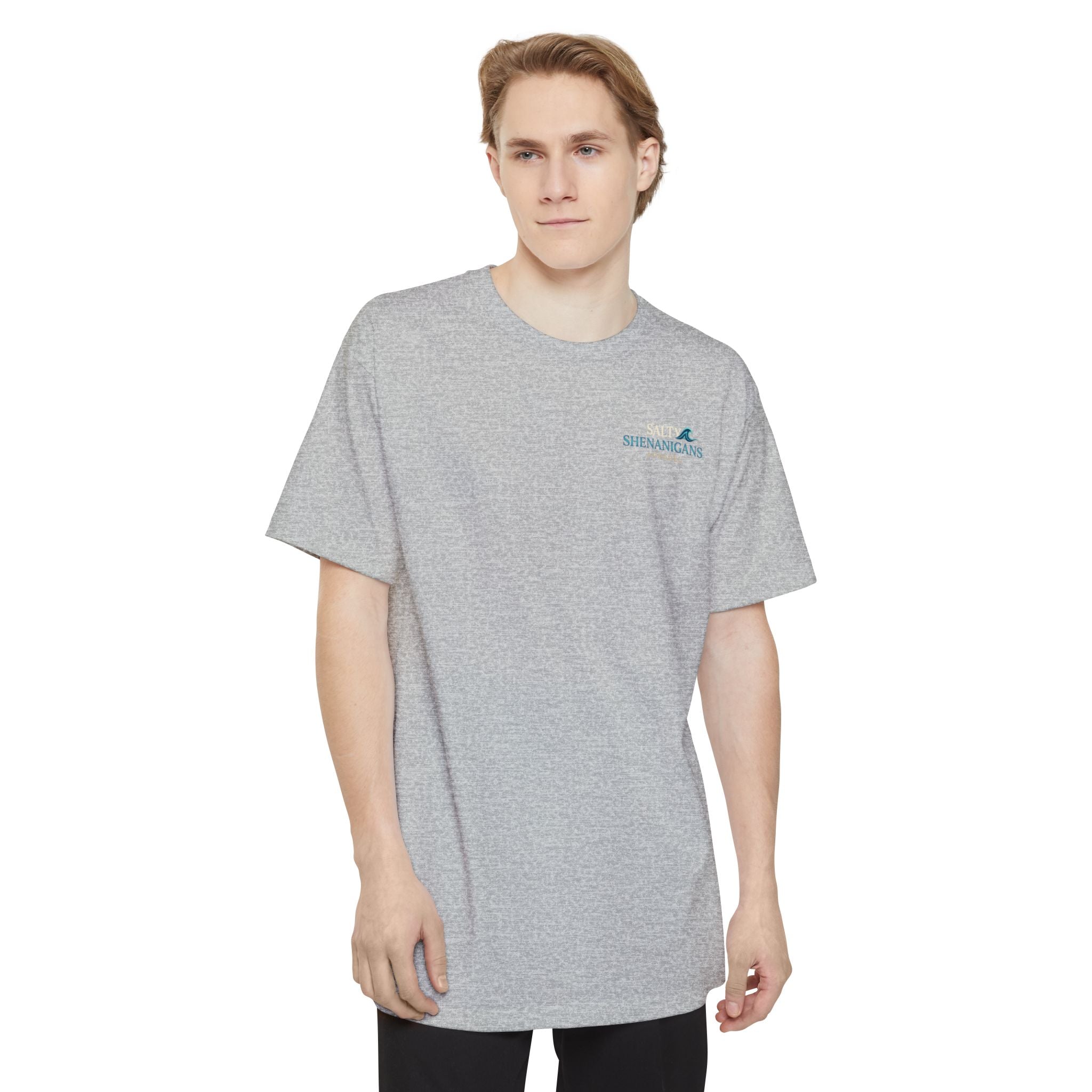 Stay Salty, Live Elevated Coastal Beach Bar Tall Tee Printify