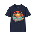 Salty Shenanigans Apparel Beach Please Sunset T-Shirt Printify