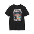Avoiding Responsibilities Coastal Lifestyle Graphic Tee Printify