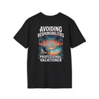 Avoiding Responsibilities Coastal Lifestyle Graphic Tee Printify