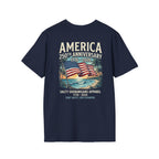 America 250th Anniversary Coastal Flag Tee | Salty Shenanigans Apparel Printify
