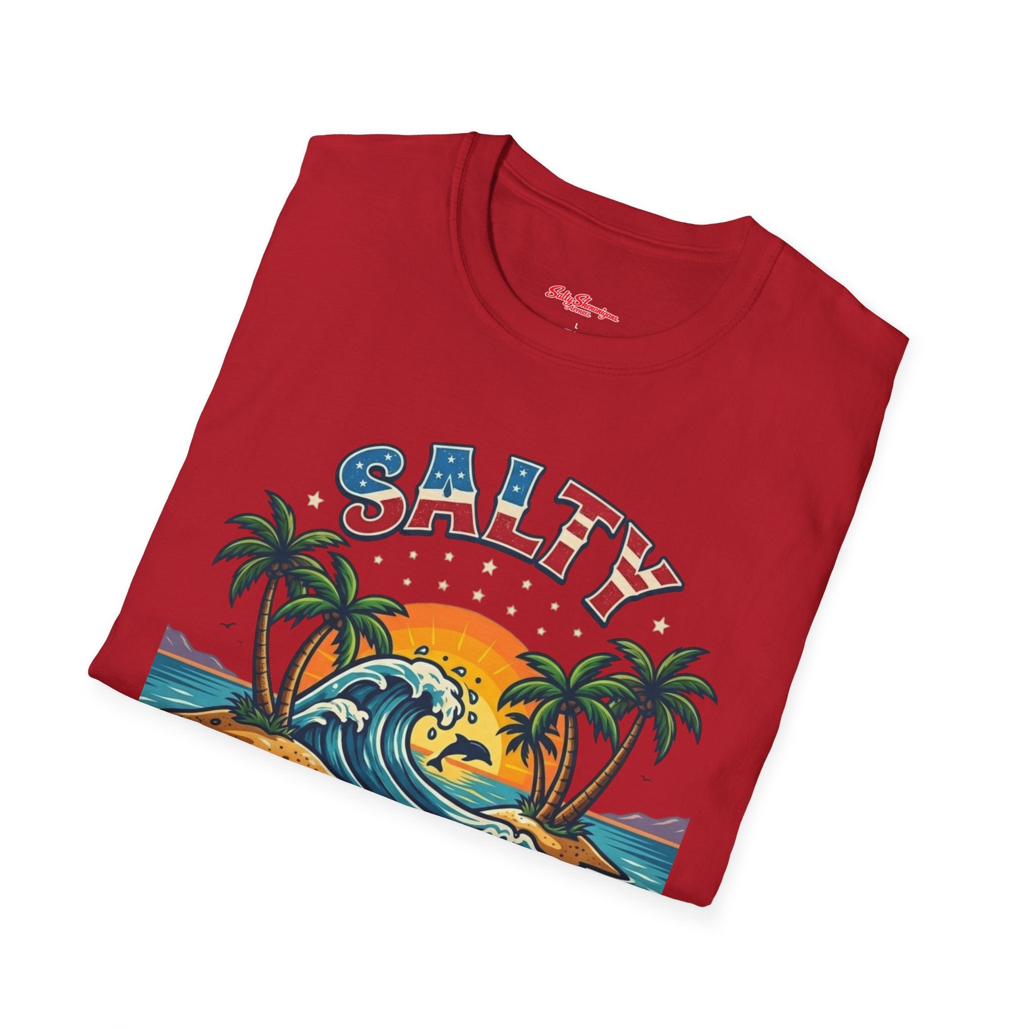 Salty Shenanigans Apparel Beach T-Shirt Printify