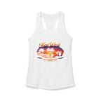Women's Salty Shenanigans Key West Palm Racerback Tank Printify