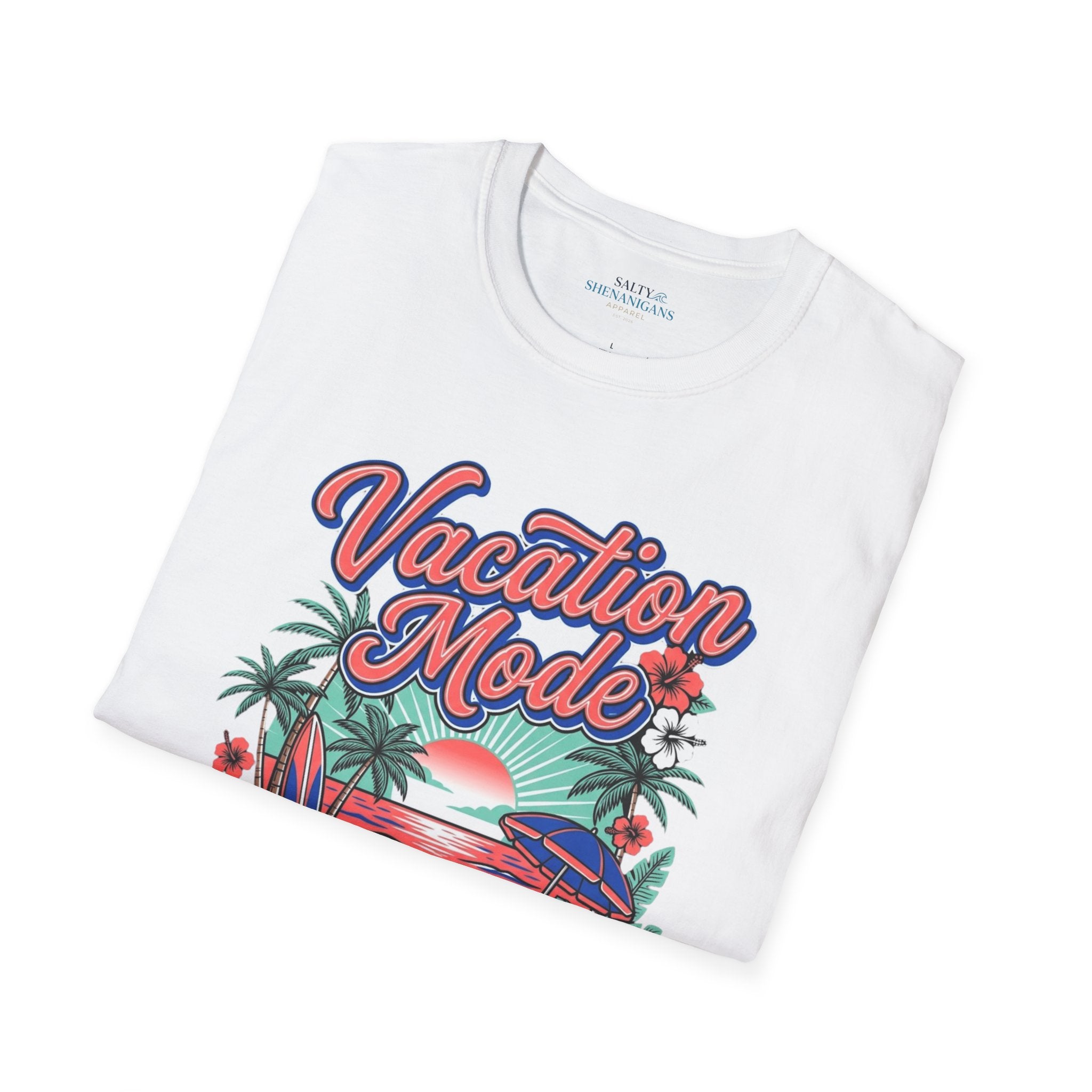 Vacation Mode Beach Resort T-Shirt Printify