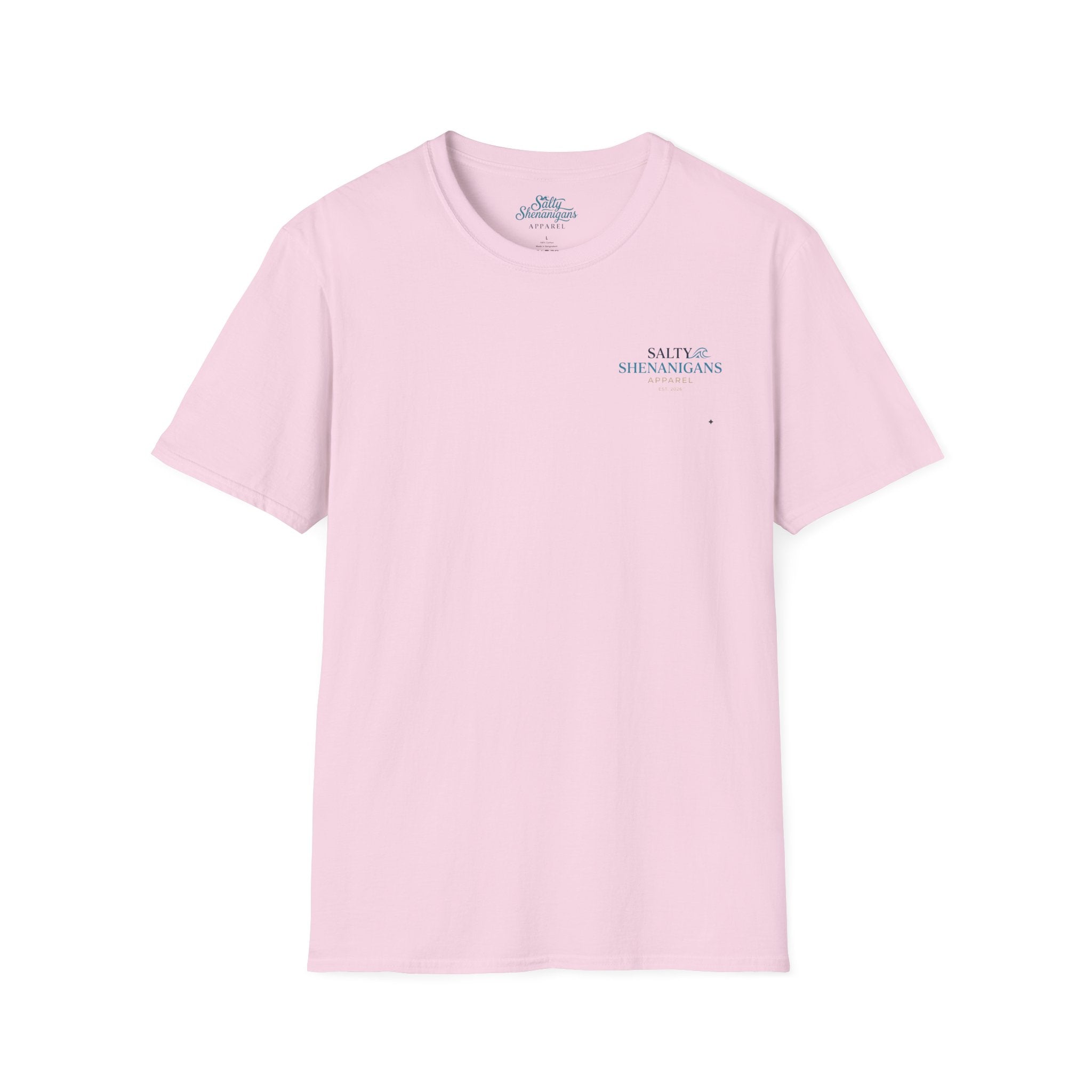 The Beach Is My Happy Place Tee | Coastal Beach Life T-Shirt | Salty Shenanigans Apparel Printify