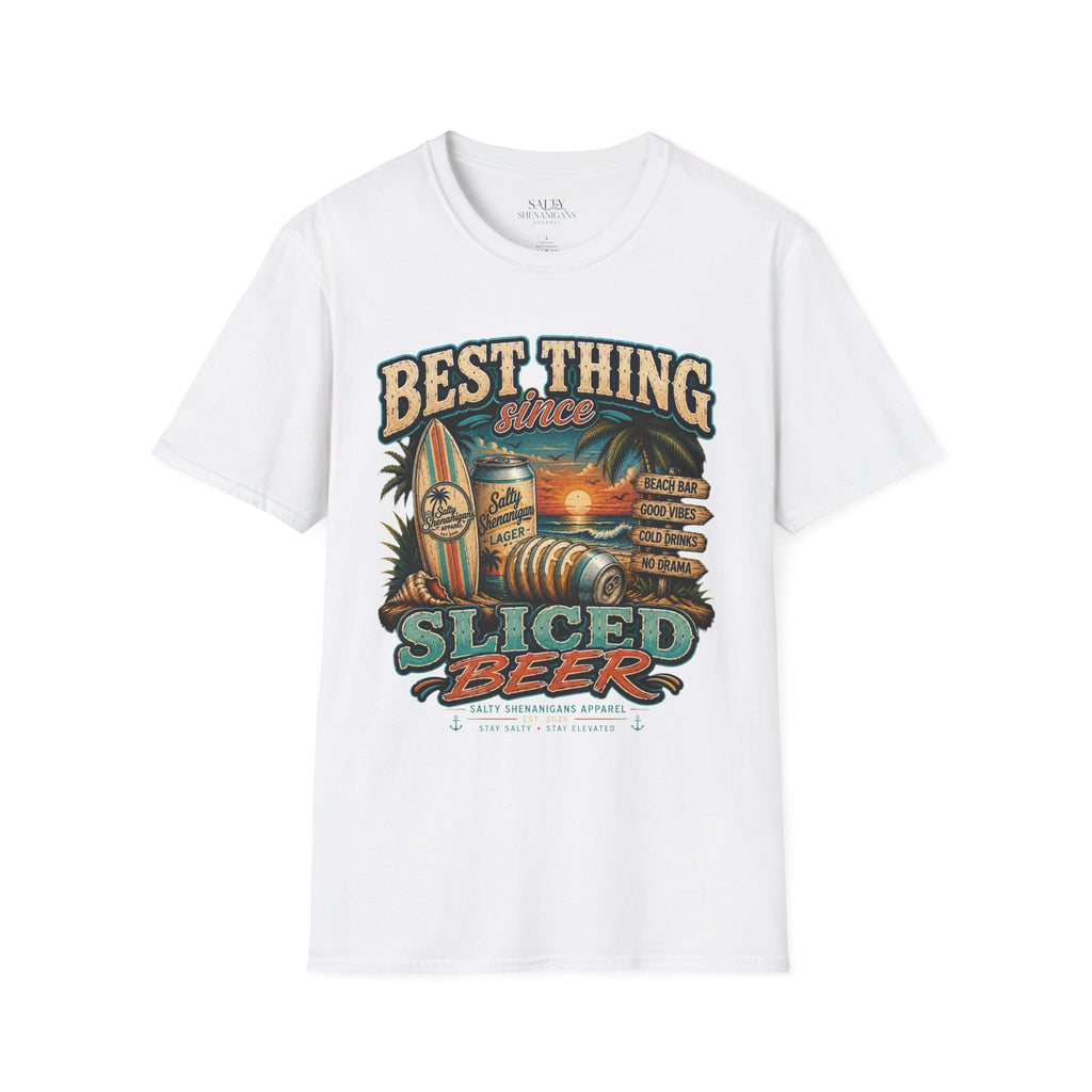 Best Thing Since Sliced Beer T-Shirt | Funny Beach Beer Shirt Printify