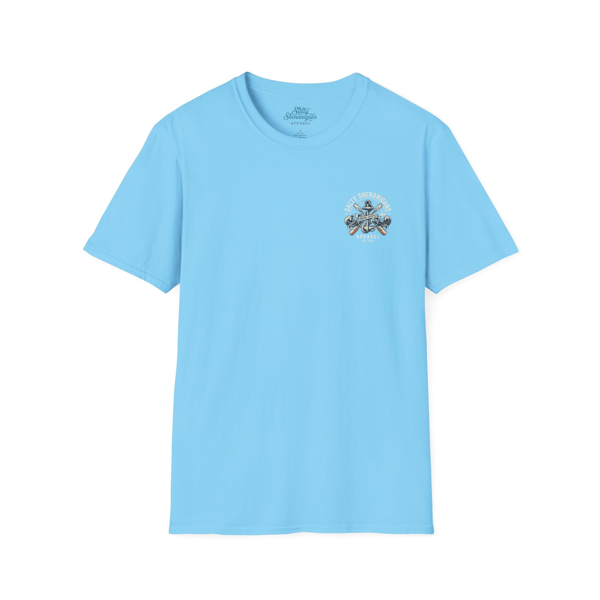 Marina Club Coastal Lifestyle Tee | Salty Shenanigans Apparel Printify